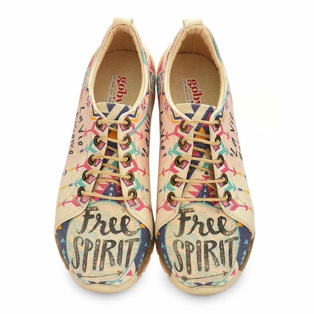 Goby Shoes - La Vie Boheme Free Spirit Sneakers - Picture 3 of 6